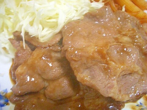 豚肉のしょうがソース焼き